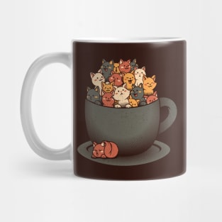 Kitten Latte Overflow Cat by Tobe Fonseca Mug